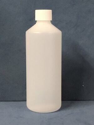 500ml Natural Bottles with a choice of Caps
