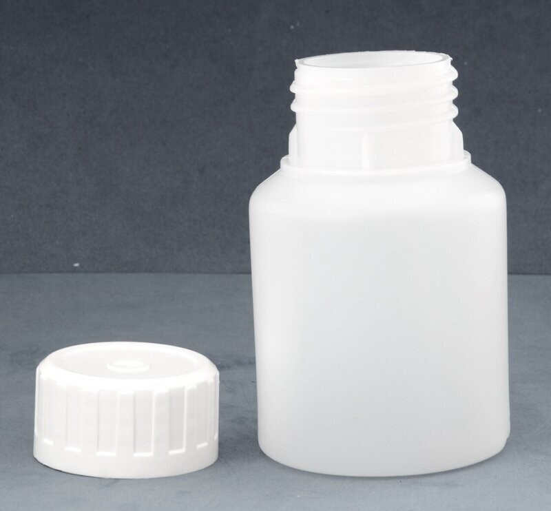 125ml Wide Neck Bottles with 38mm Plain Wadded Screw Caps