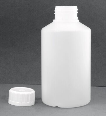 500ml Wide Neck Bottle with 38mm Wadded or Tamper Evident Caps