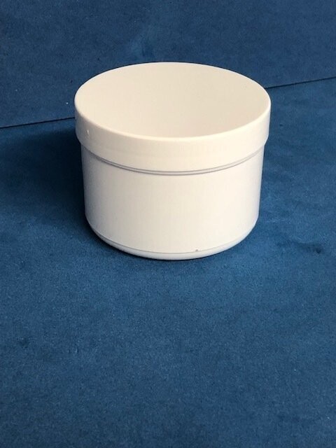 150ml White Polypropylene Jars with Screw Caps