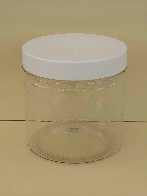 200ml Round Jars with white or Coloured  Screw Caps