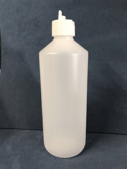 500ml Natural Bottles with 28mm Flip Spout Screw Caps