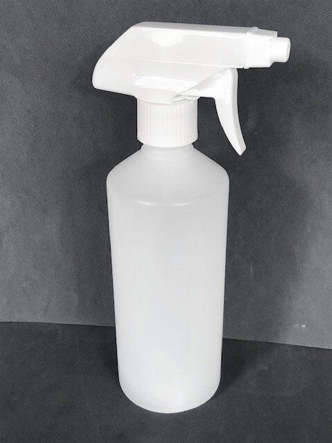 500ml Natural Bottles with 28mm Trigger Spray Screw Caps
