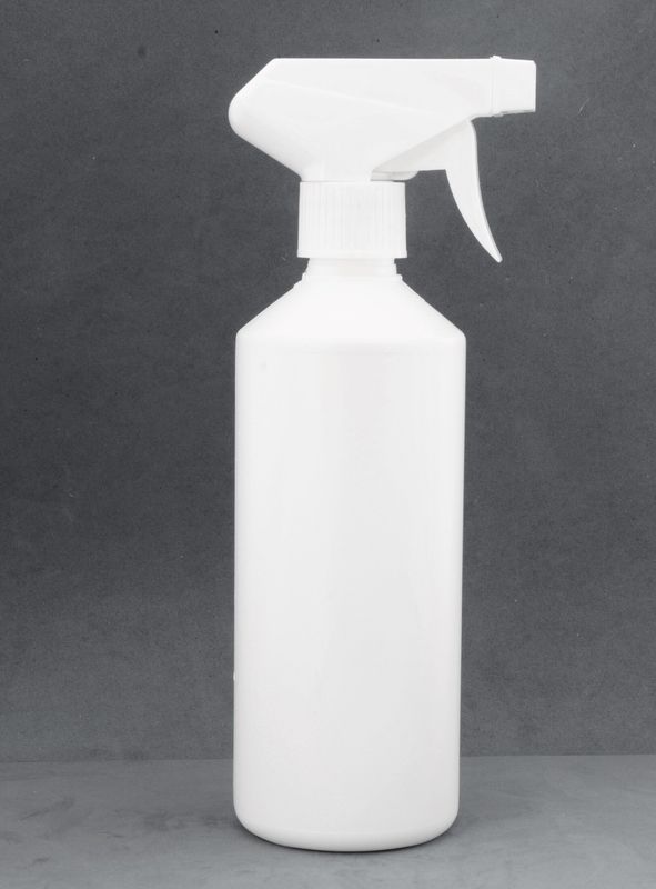 500ml White Bottles with 28mm Trigger Spray Screw Caps