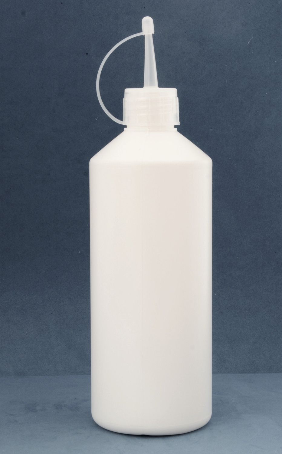 1000ml White Bottles with 28mm Oil Spout Screw Caps