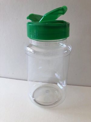 500ml Round Jars with Green Shaker Caps -