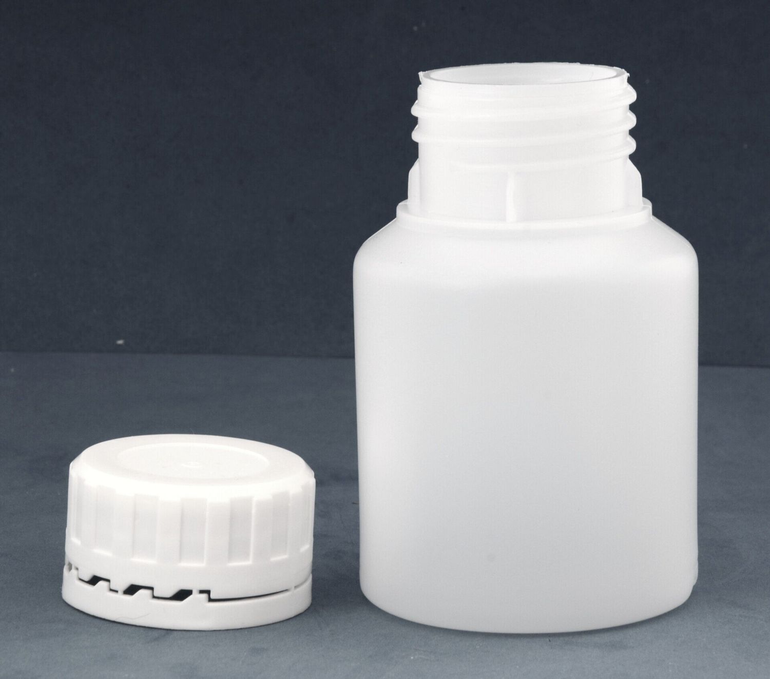 125ml Wide Neck Bottle with 38mm  Wadded Tamper Evident Screw Caps