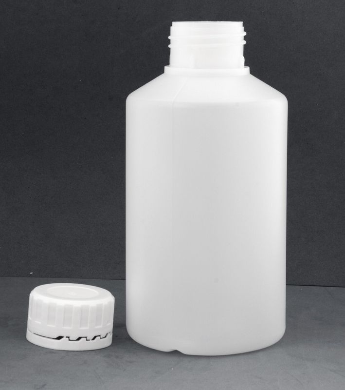 500ml Wide Neck Bottle with 38mm  Wadded Tamper Evident Screw Caps