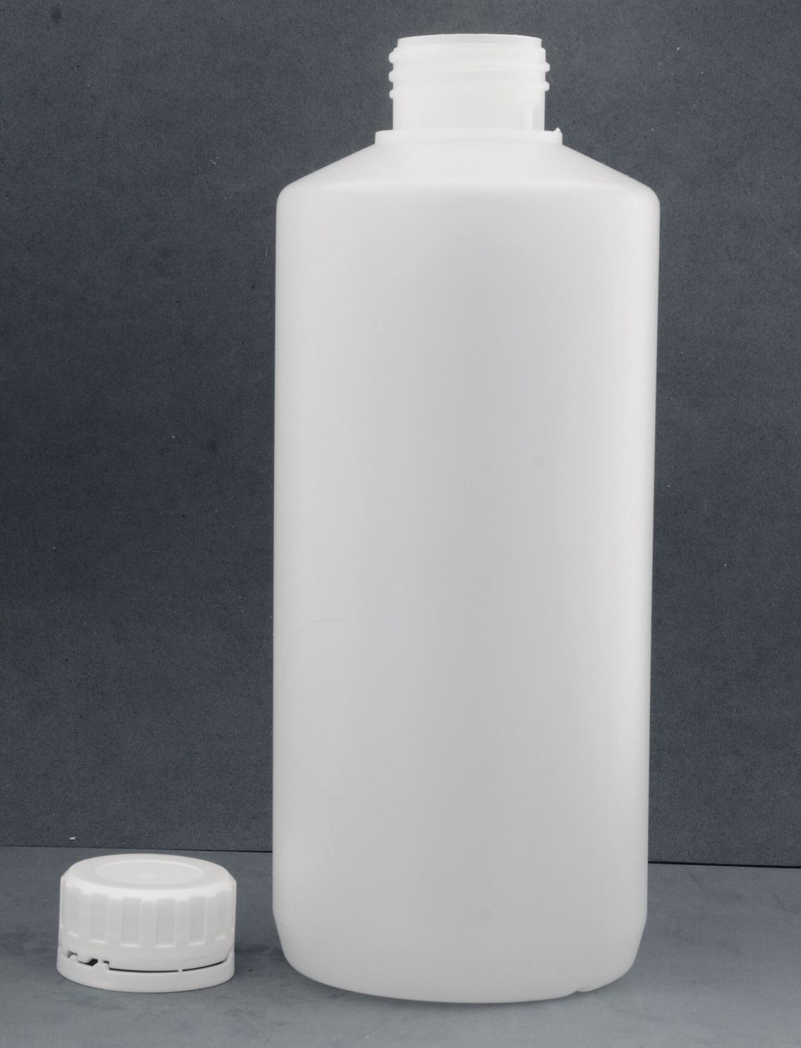 1000ml Wide Neck Bottle with 38mm  Wadded Tamper Evident Screw Caps