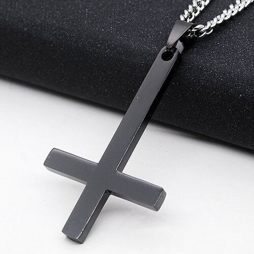 umgedrehtes Kreuz schwarz