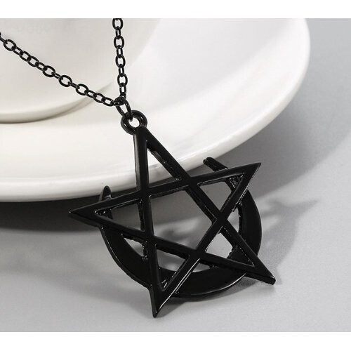 Pentagramm mit Mond