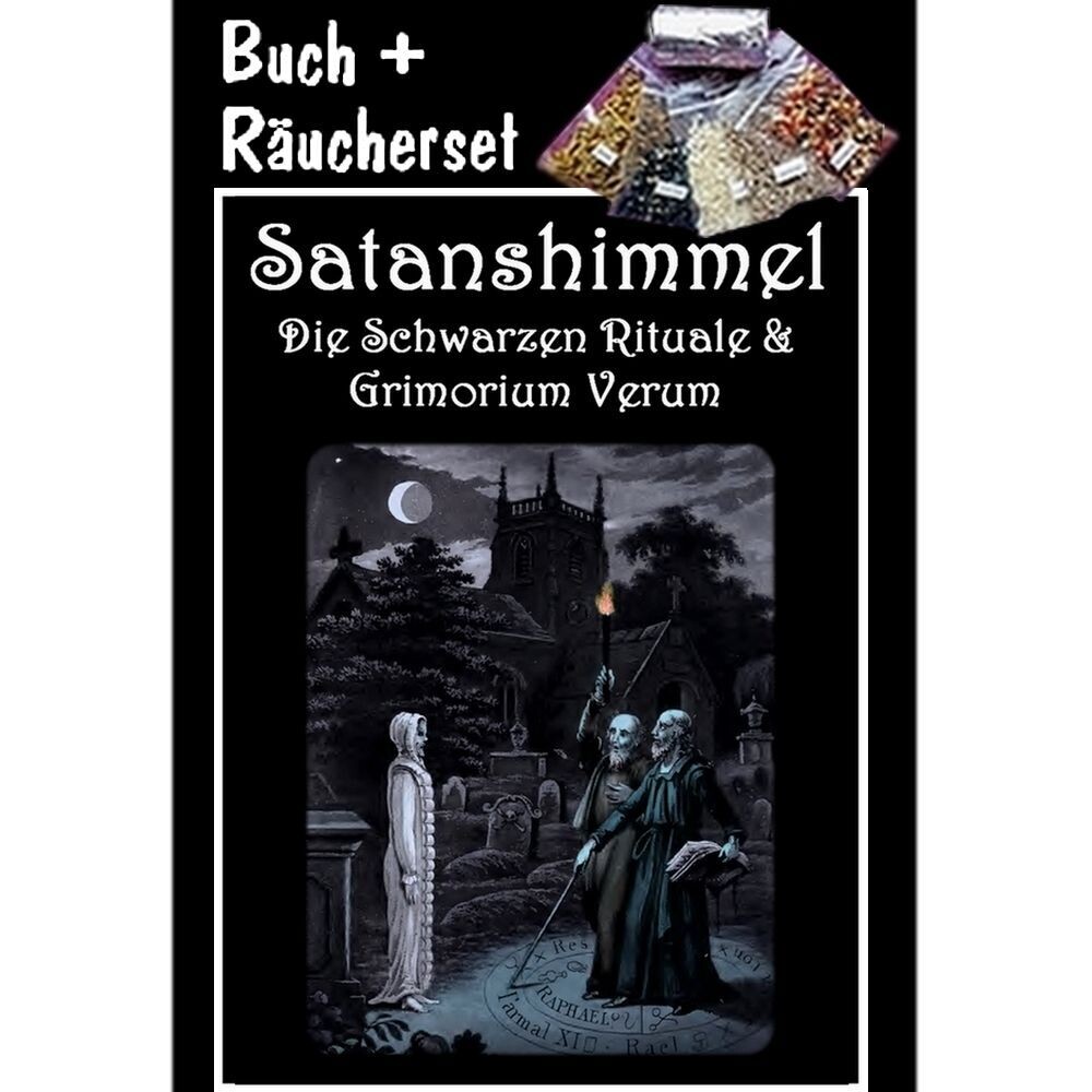 Satanshimmel - Die Schwarzen Rituale und Grimorium Verum + Räucherset