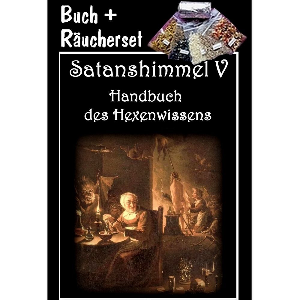 Satanshimmel 5 - Handbuch des Hexenwissens + Räucherset