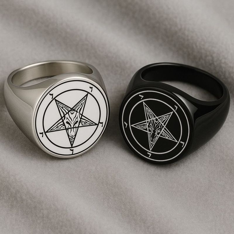 Sparpack Baphomet Ringe Sparpack Baphomet Ringe