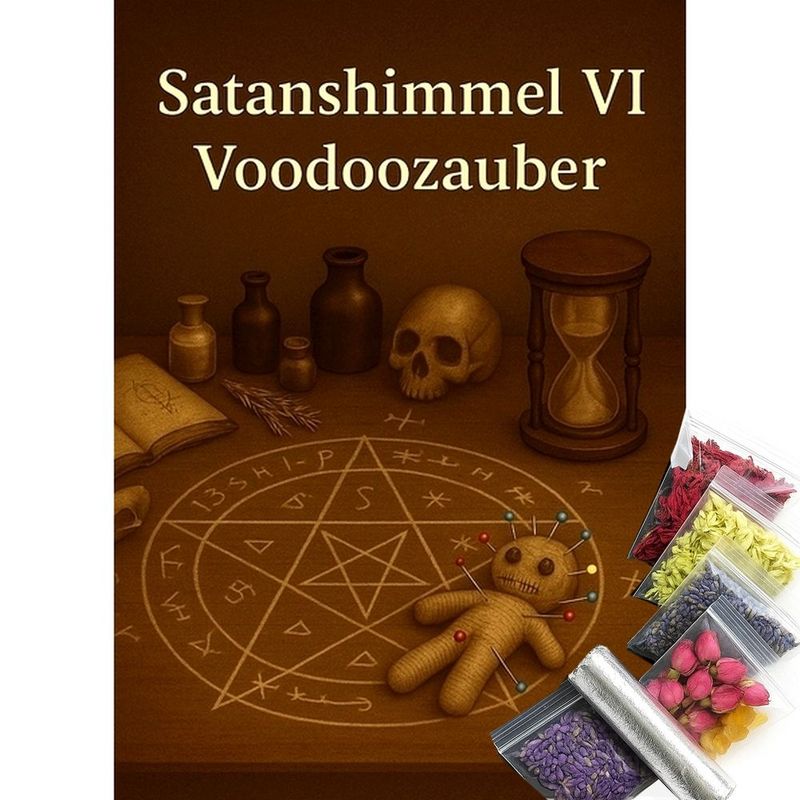Satanshimmel 6 Voodoozauber + Räucherset Satanshimmel 6 Voodoozauber + Räucherset