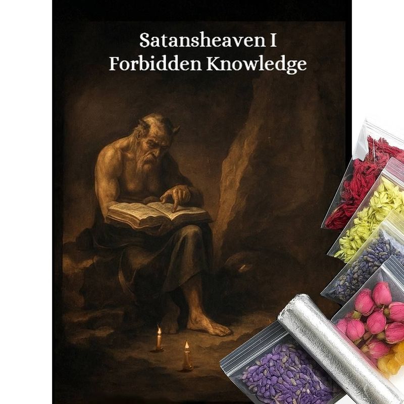 Satansheaven 1 - Forbidden Knowledge (English) + Incense Set Satansheaven 1 - Forbidden Knowledge (English) + Incense Set