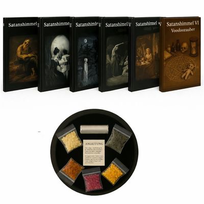 B-Ware 6 Bücher Satanshimmel mit Räucherset B-Ware 6 Bücher Satanshimmel mit Räucherset