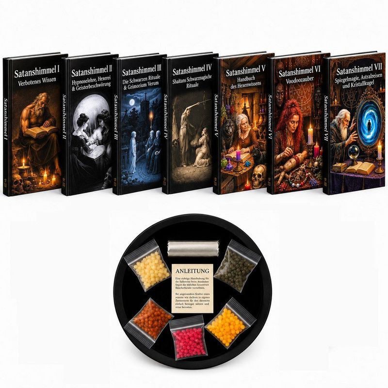 B-Ware Bücher Satanshimmel mit Räucherset B-Ware Bücher Satanshimmel mit Räucherset
