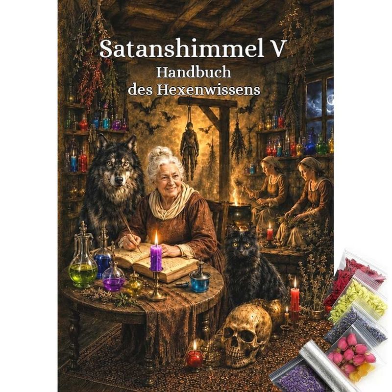 Satanshimmel 5 - Handbuch des Hexenwissens + Räucherset Satanshimmel 5 - Handbuch des Hexenwissens + Räucherset