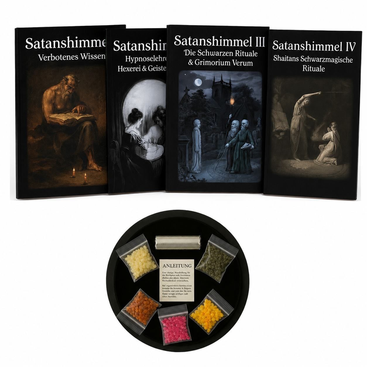 Sparpack Bücher Satanshimmel B-Ware + Räucherset Sparpack Bücher Satanshimmel B-Ware + Räucherset