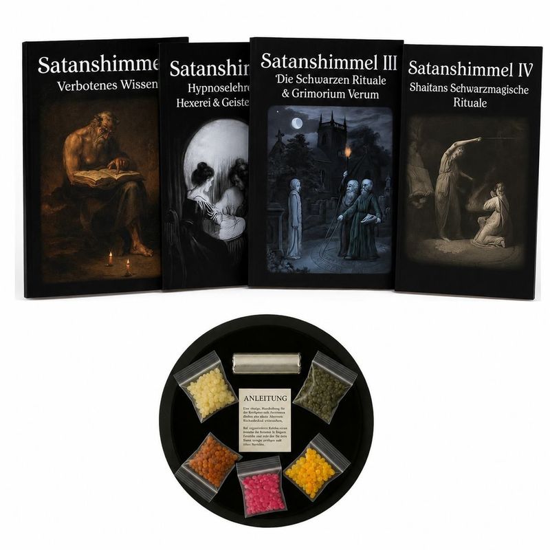 Sparpack Bücher Satanshimmel B-Ware + Räucherset Sparpack Bücher Satanshimmel B-Ware + Räucherset