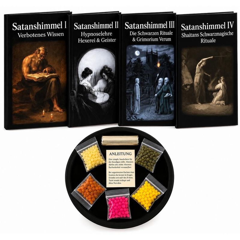 Sparpack Bücher Satanshimmel B-Ware + Räucherset Sparpack Bücher Satanshimmel B-Ware + Räucherset