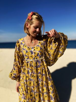 ROBE AURORE JAUNE