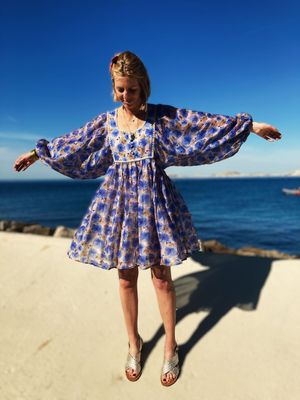ROBE AURORE BLEUE