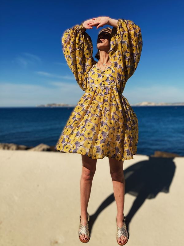 ROBE AURORE JAUNE
