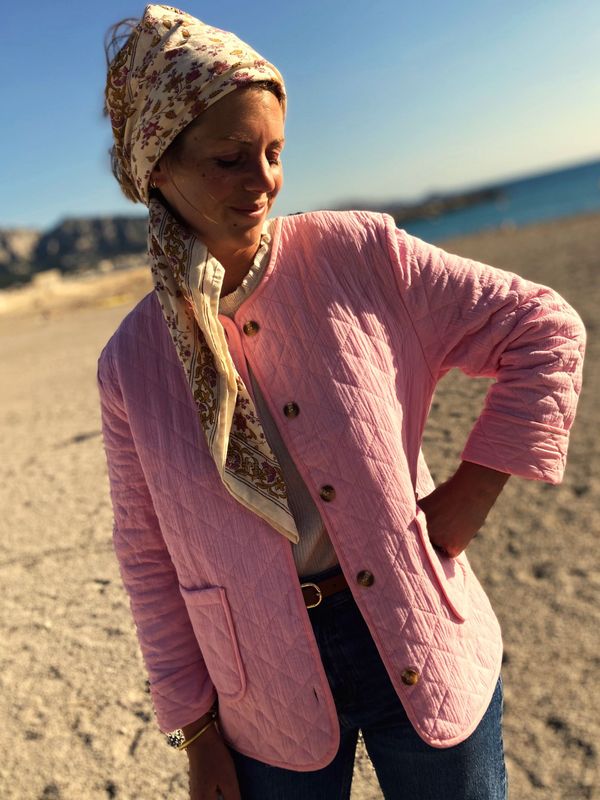 VESTE FUNAMBULE ROSE BÉBÉ
