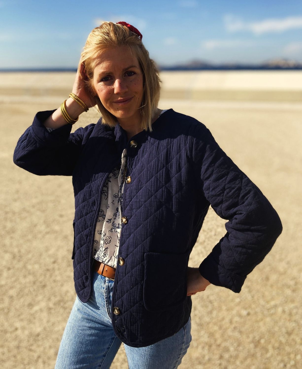VESTE FUNAMBULE BLEU MARINE