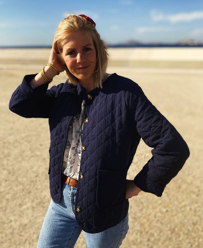 VESTE FUNAMBULE BLEU MARINE