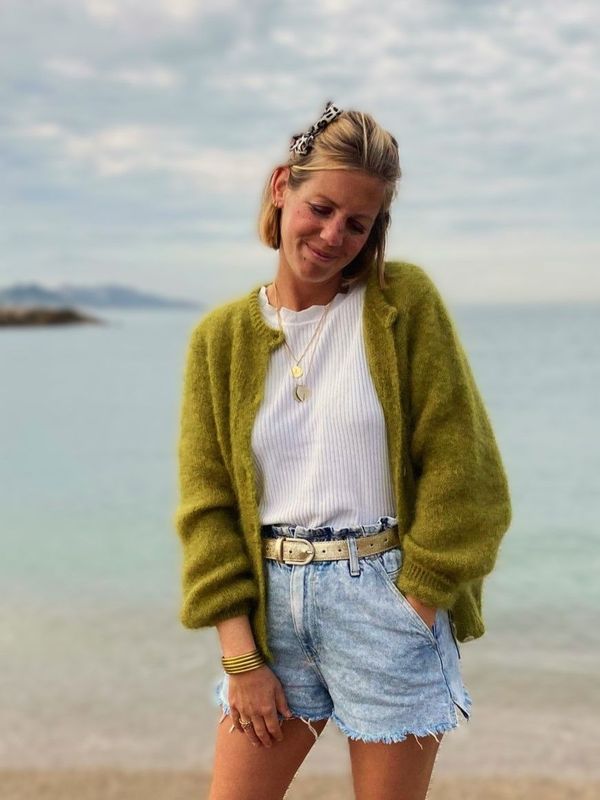 GILET NEIGE VERT OLIVE  ??