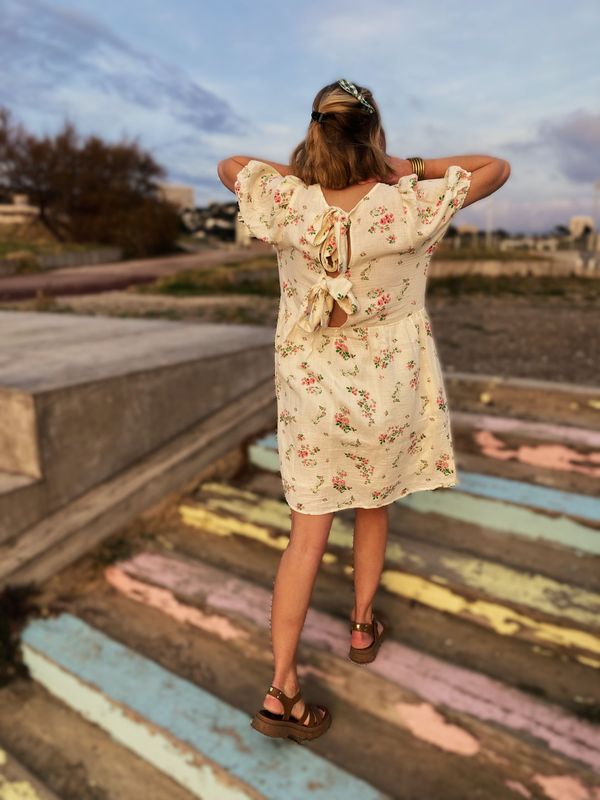ROBE COSETTE FLEURIE