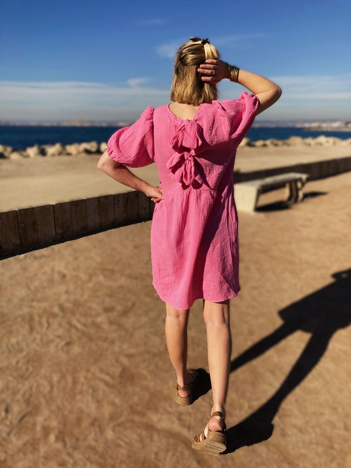 ROBE COSETTE ROSE BONBON ROBE COSETTE ROSE BONBON