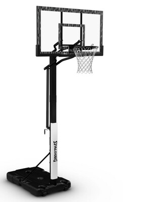 Spalding 60 In. Acrylic Screw Jack Portable Basketball Hoop System