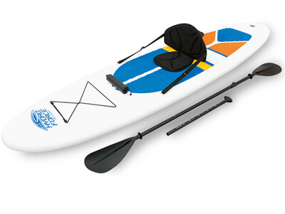 Hydro-Force 10&#39;4&quot; 2 in 1 stand up paddleboard and kayak inflatable