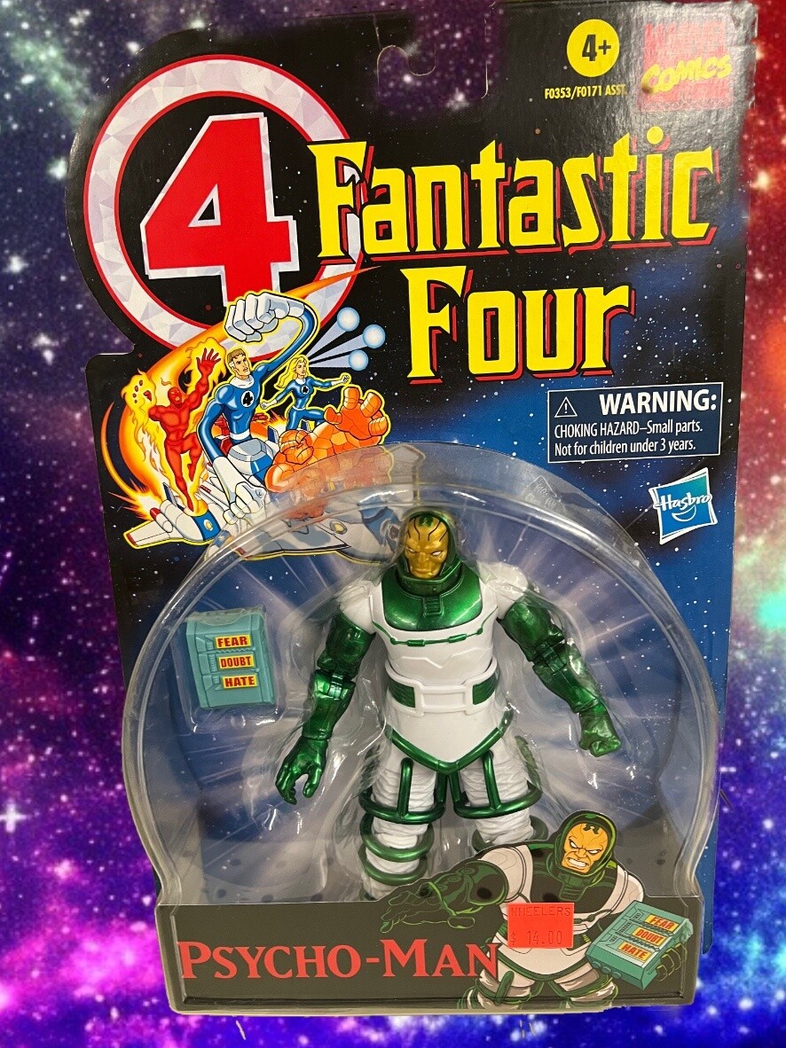 ro Marvel Legends Series Retro Fantastic Four Psycho-Man 6-inch Action Figur