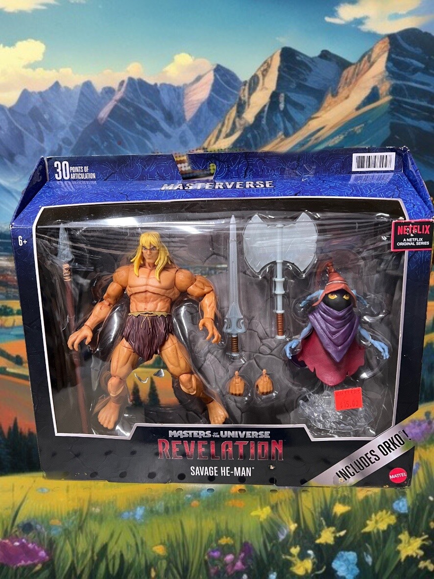 Masters of the Universe Masterverse Revelation Savage He-Man Action Figure