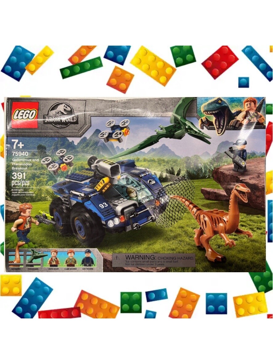 LEGO Jurassic World Gallimimus and Pteranodon Breakout 75940