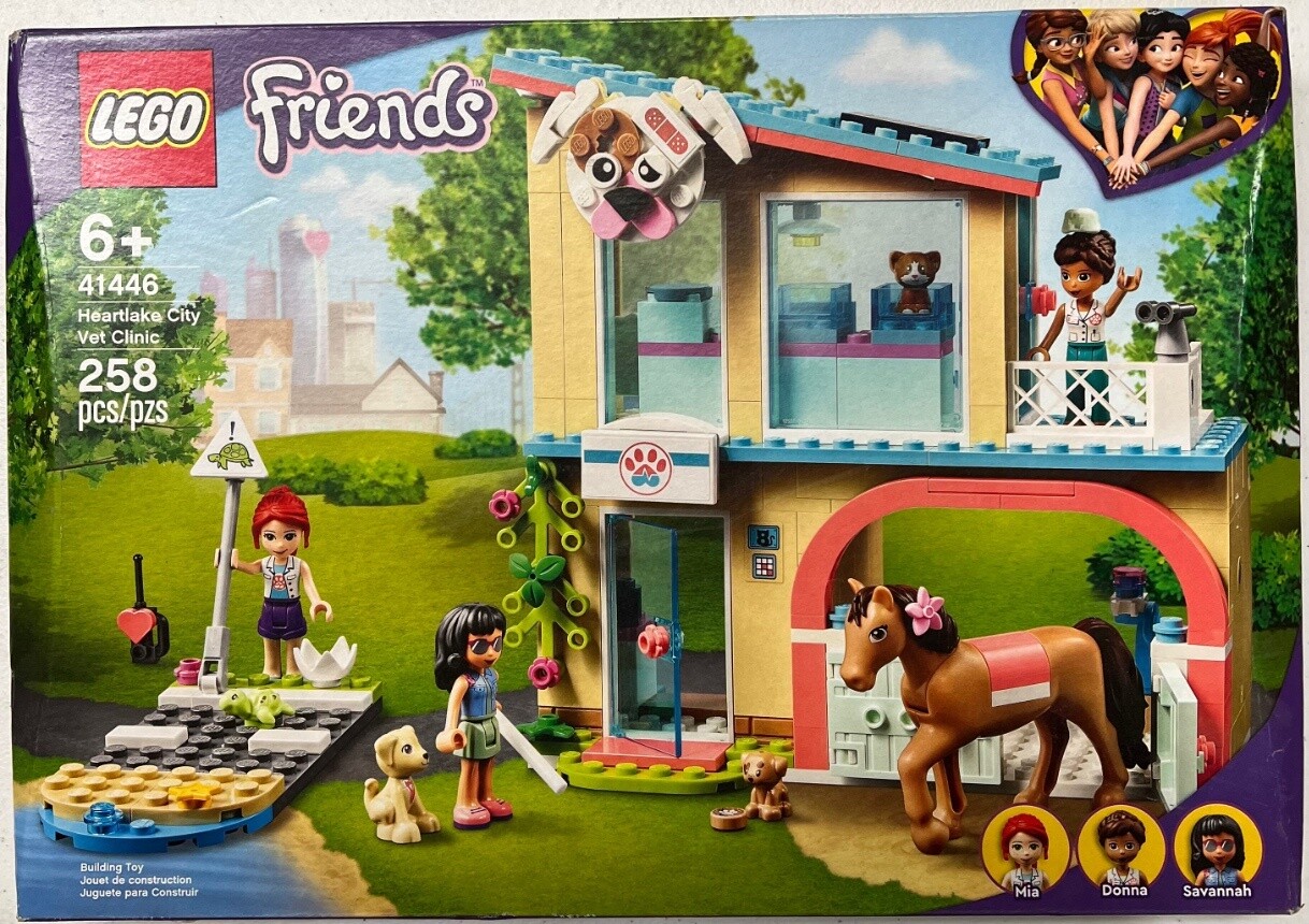 LEGO Friends Heartlake City Vet Clinic Building Toy 41446
