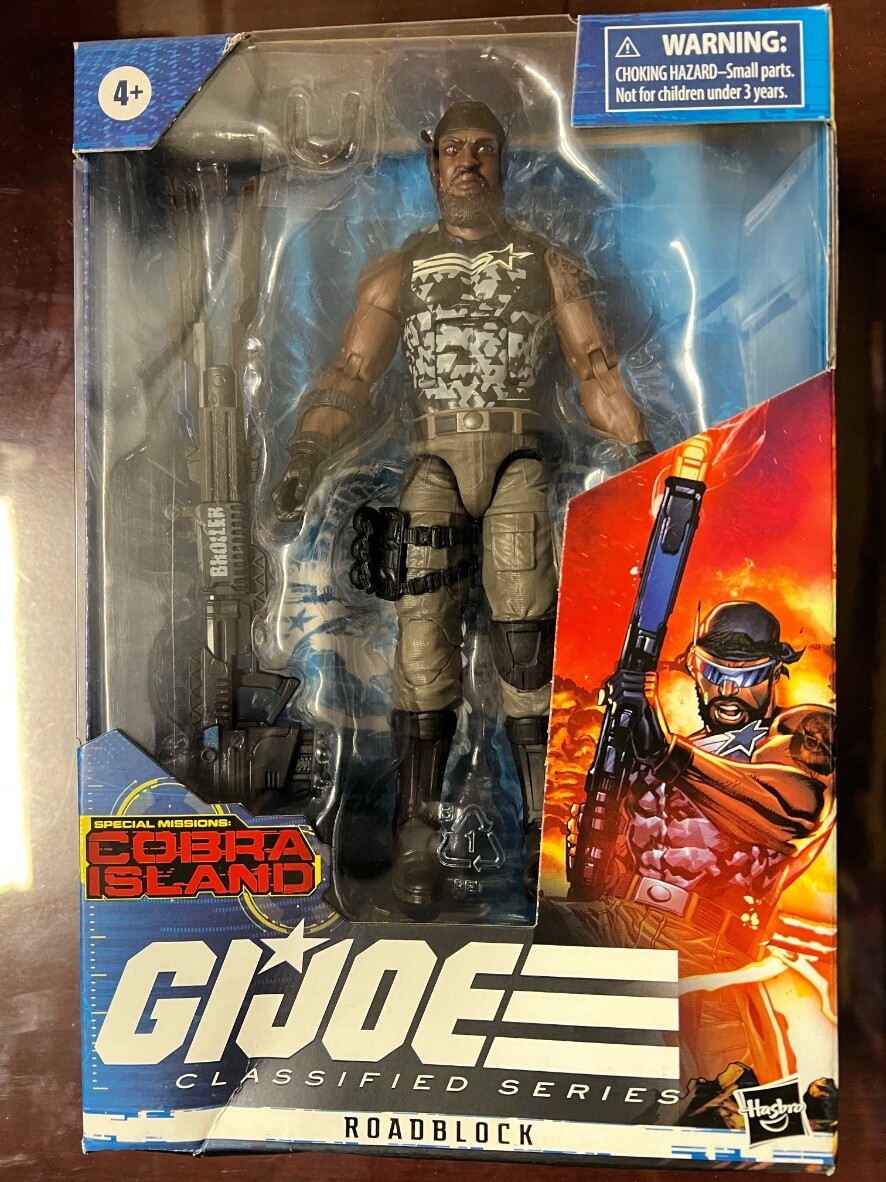 GI Joe Cobra Island Roadblock Classified Series Action Figure