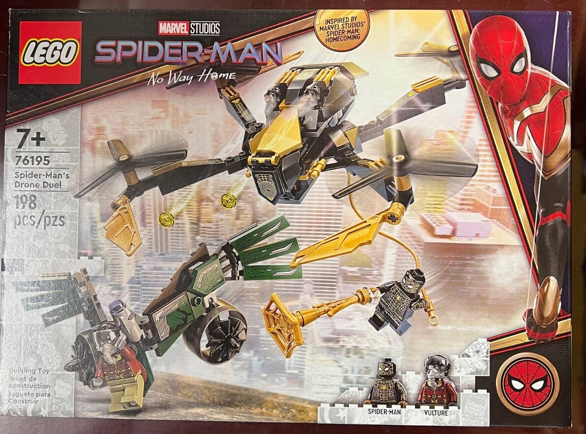 Lego Spider-Man&#39;s Drone Duel 198 Pieces Toy Set