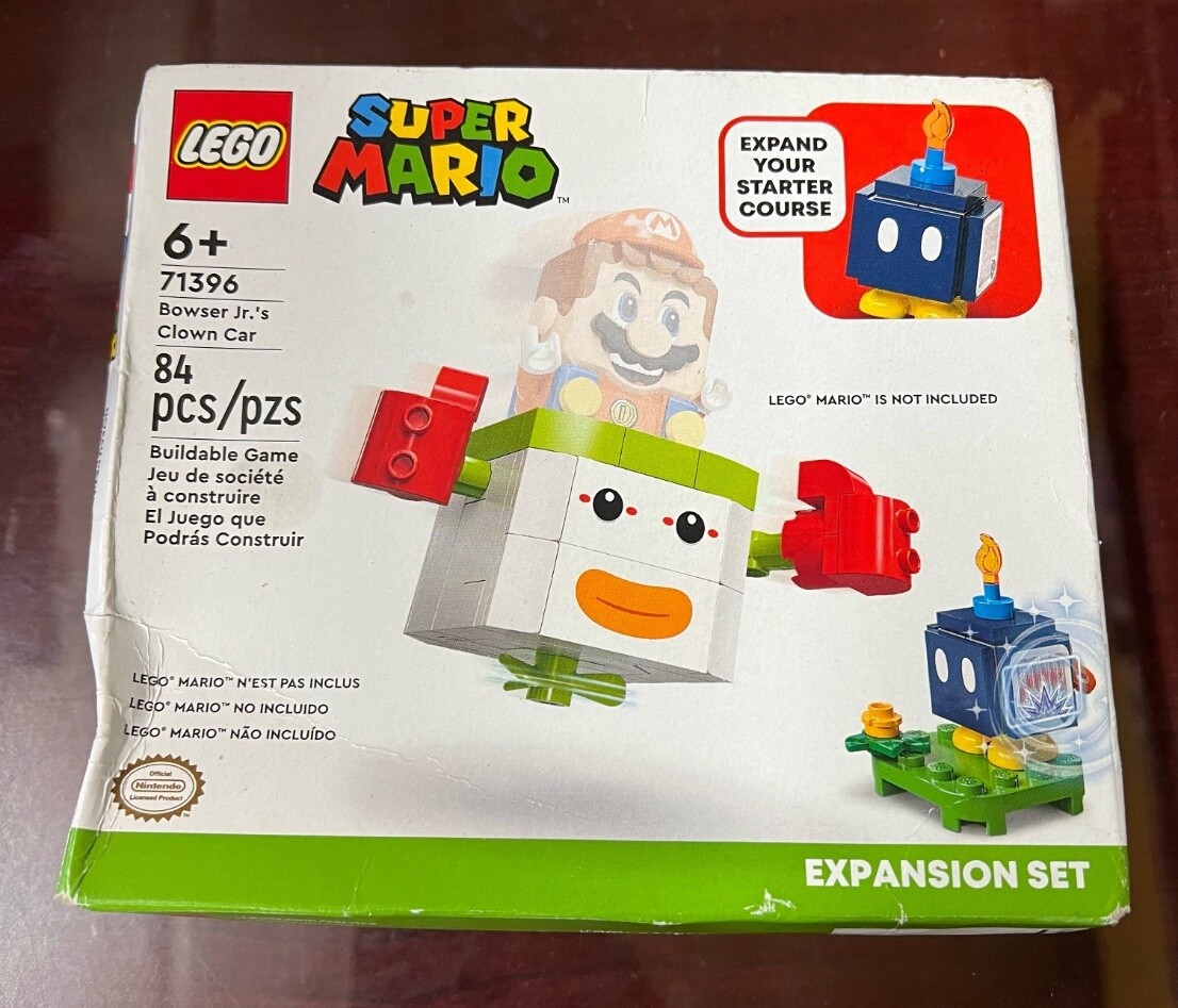 LEGO Super Mario Bowser Jr.’s Clown Car Expansion Set 71396 Building Kit (84 Pieces)