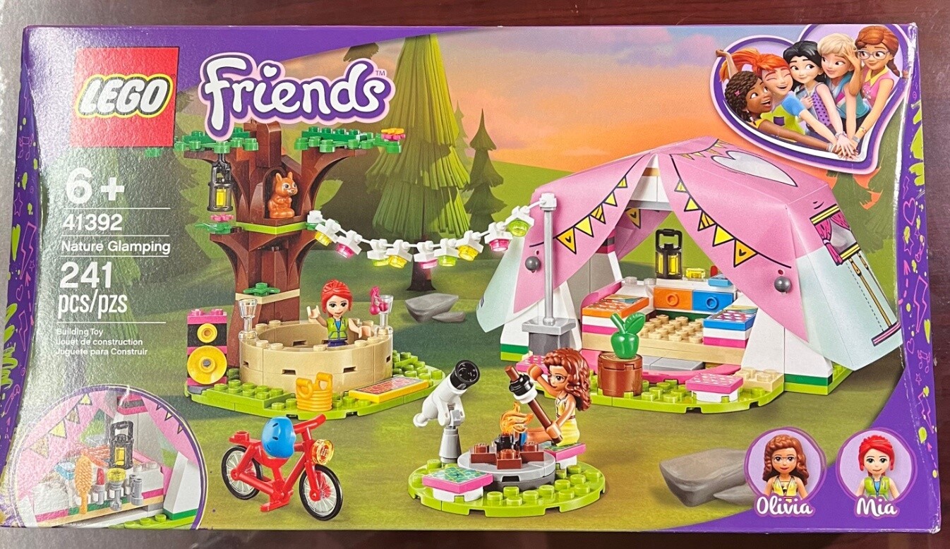 LEGO Friends Nature Glamping 41392 Toy Camping Building Kit (241 Pieces)