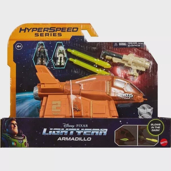 Disney Pixar Lightyear Hyperspeed Series Armadillo with Izzy &amp; Buzz Lightyear