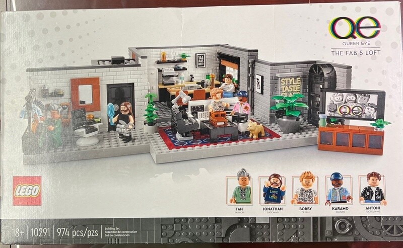 LEGO Icons Queer Eye The Fab 5 Loft 10291 Building Set (974 Pieces)