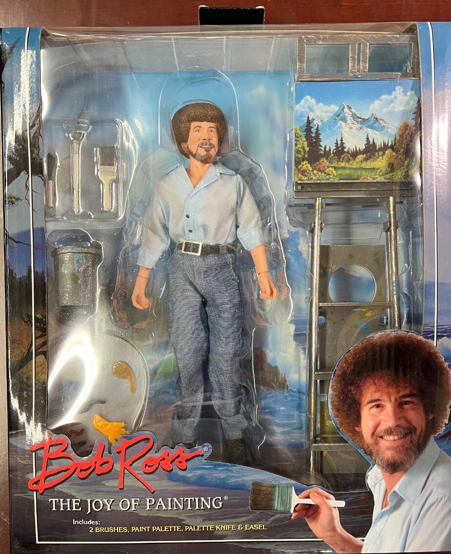 Bob Ross 8&quot; Clothed Action Figure