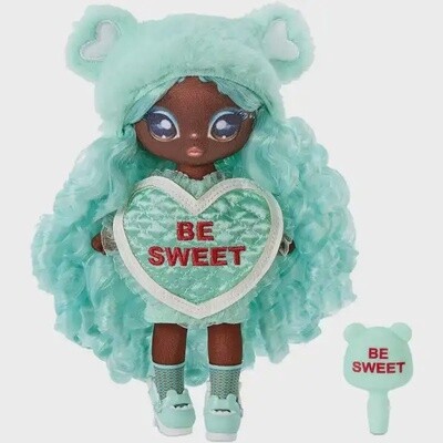 Na! Na! Na! Surprise Sweetest Hearts Cynthia Sweets Mint Heart Bear Stuffed Doll