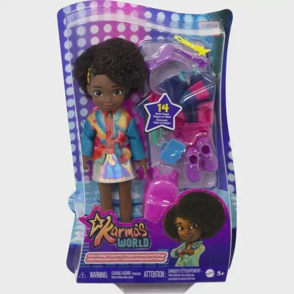 Karma&#39;s World School to Stage Fashion Pack Karma Doll